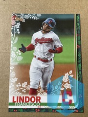 2019 Topps Holiday Walmart Francisco Lindor #HW74